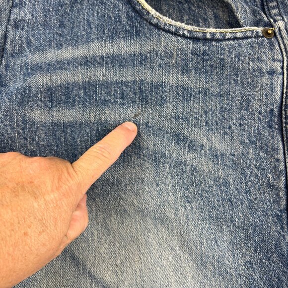 Sean John Jeans Baggy Patchwork Denim Y2K Size 32x32 Grunge Skater Hip Hop - Picture 6 of 12